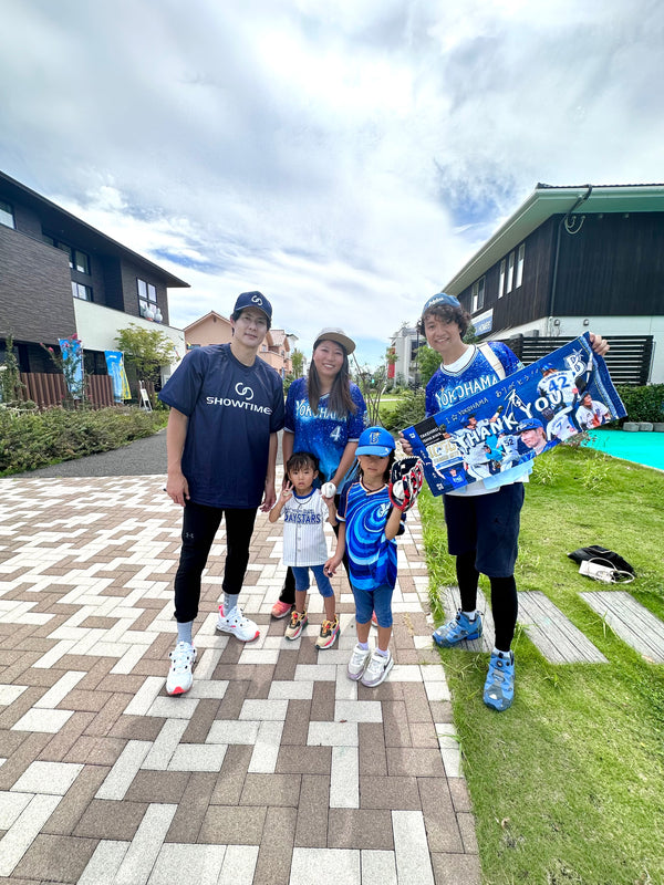 石川雄洋さんによる親子キャッチボール教室開催