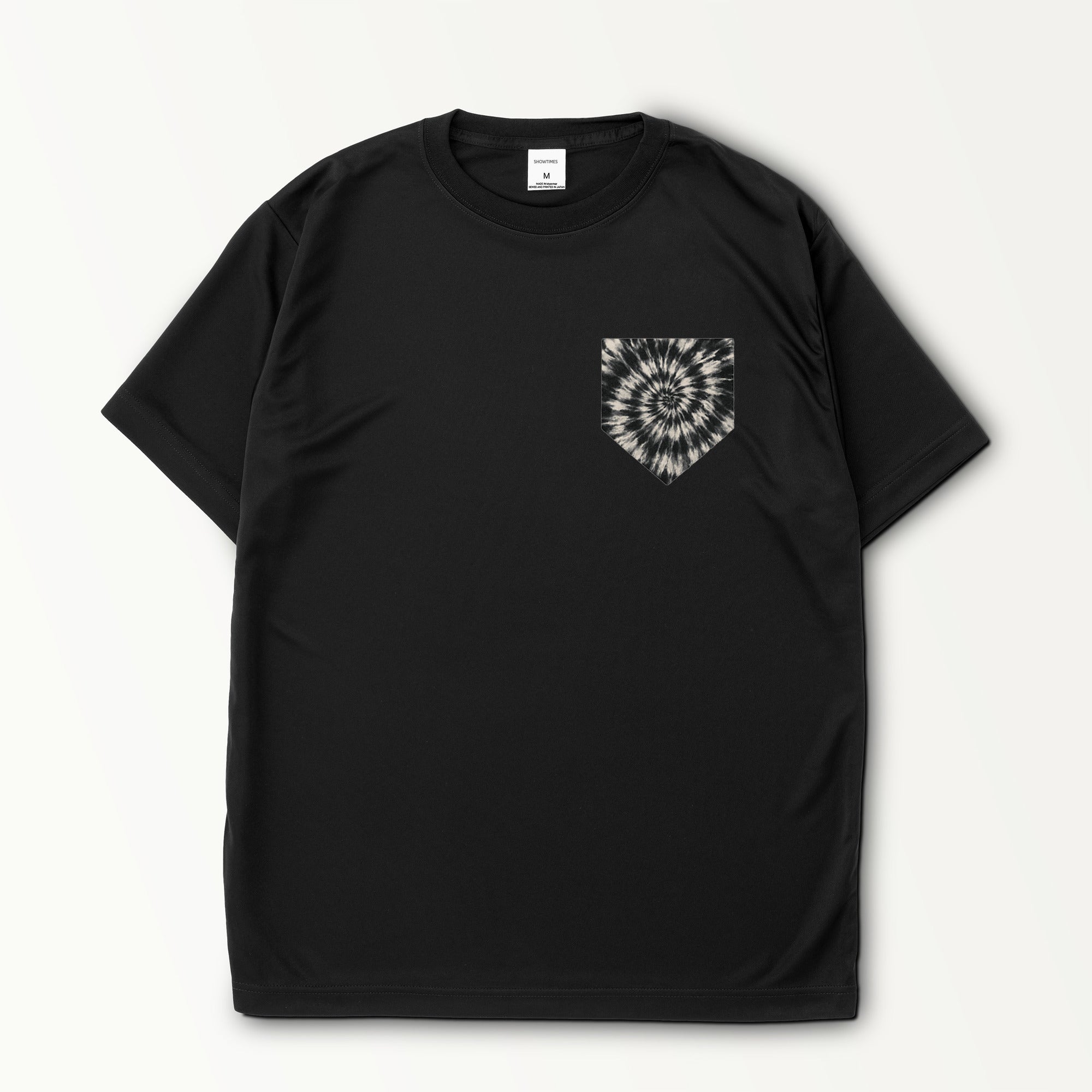 タイダイ柄プリントシルキードライTシャツ