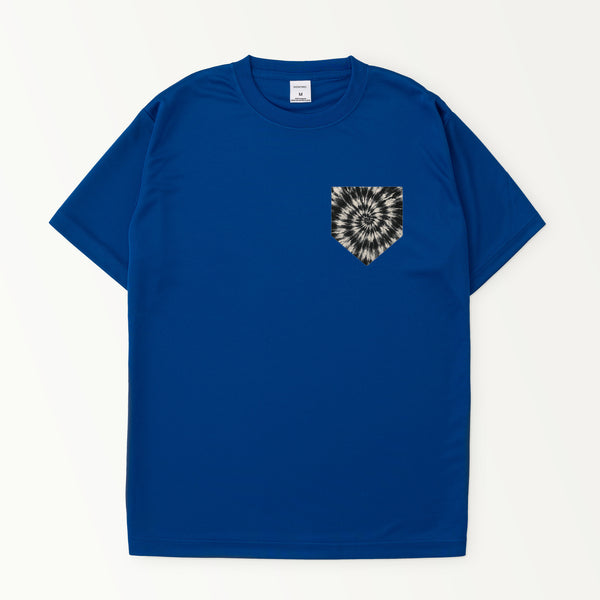 タイダイ柄プリントシルキードライTシャツ