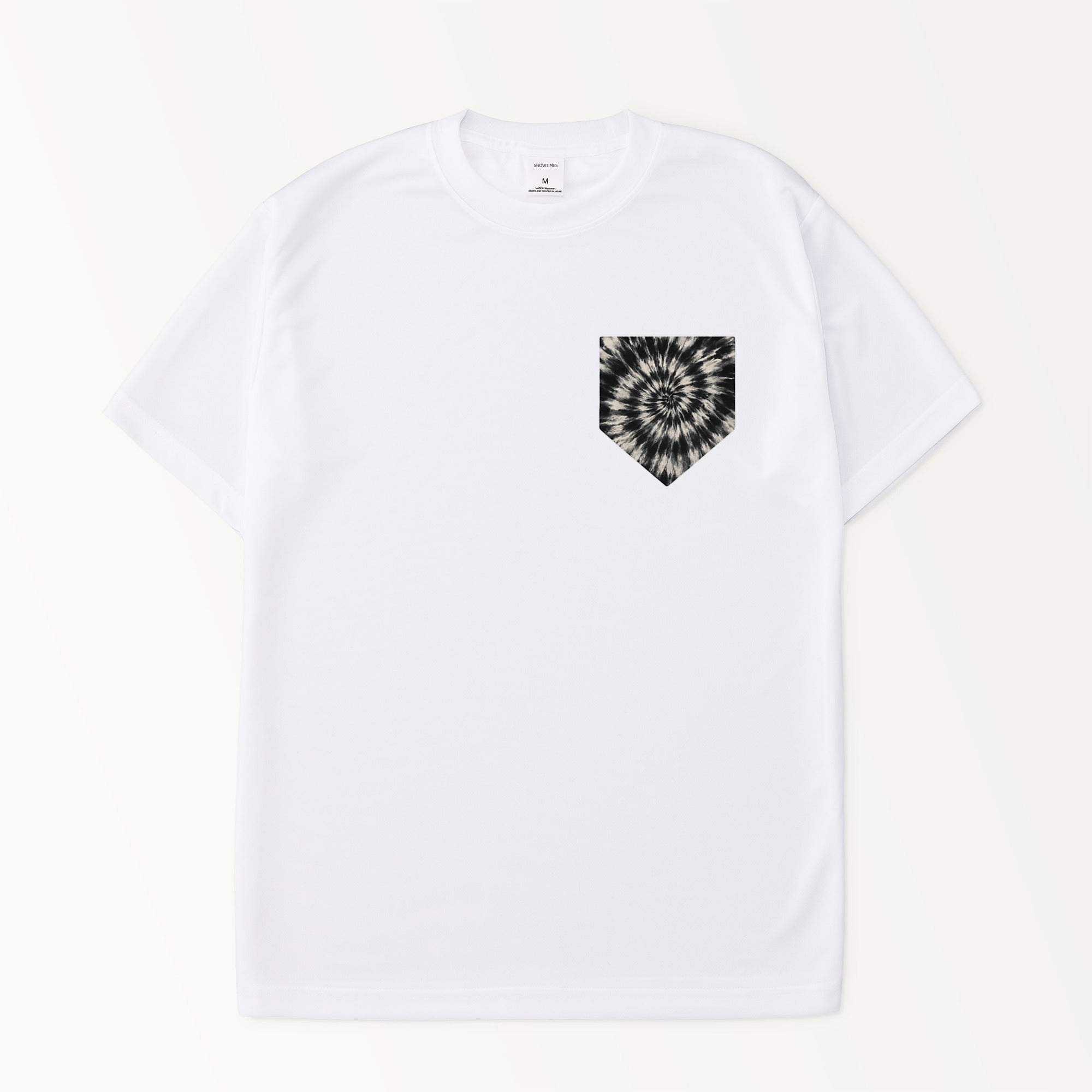タイダイ柄プリントシルキードライTシャツ