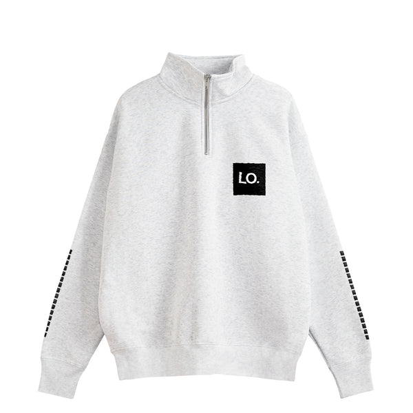 WARM FLEECE HALF ZIP ash image