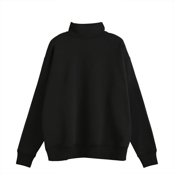 WARM FLEECE HALF ZIP black image