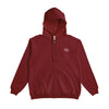ZIP HOODIE burgundy image