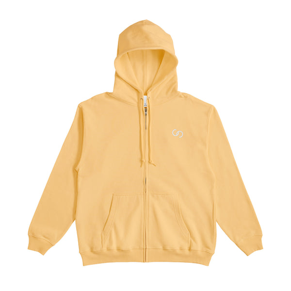 ZIP HOODIE cream-yellow image