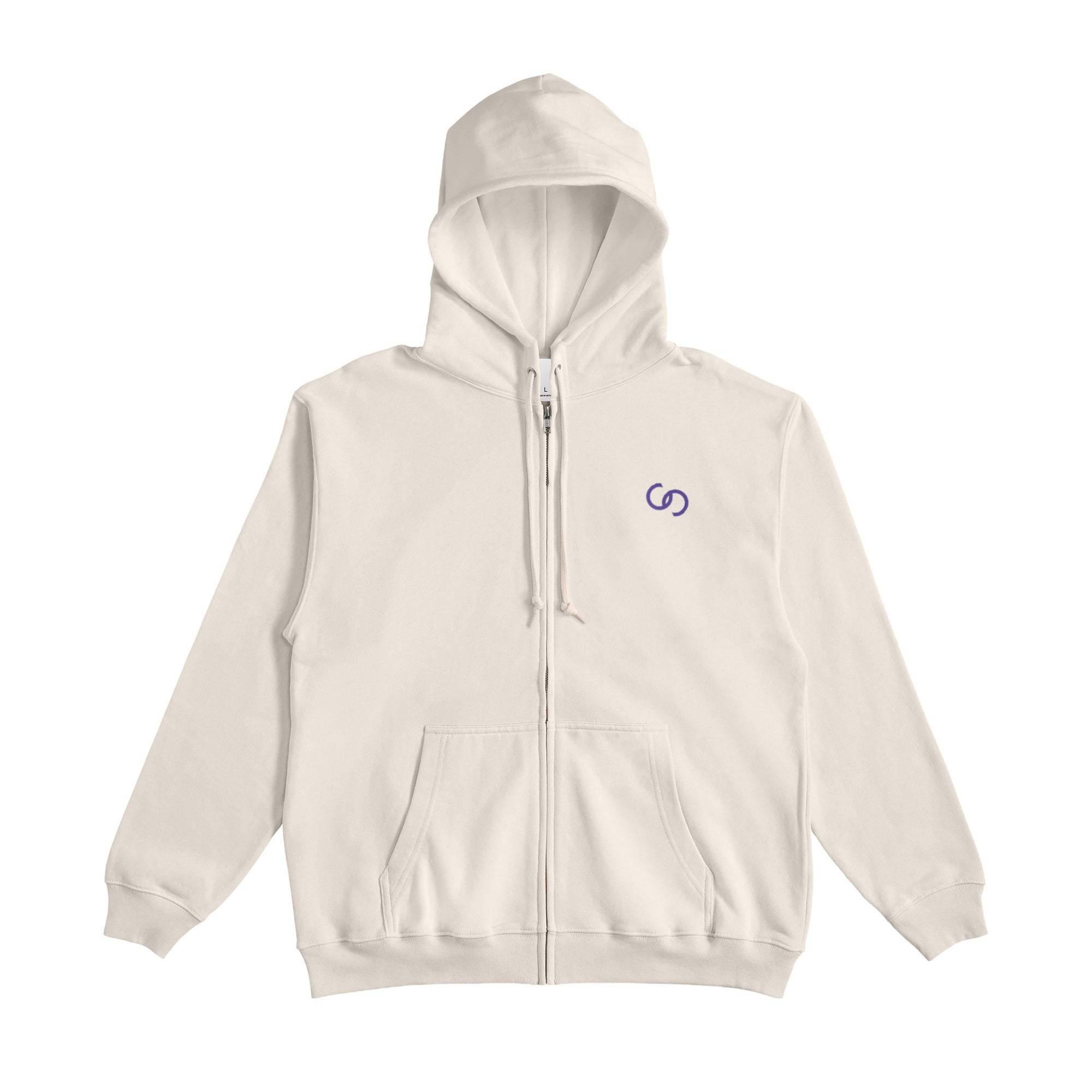 ZIP HOODIE greige image