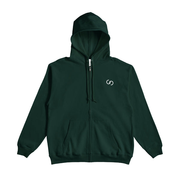 ZIP HOODIE green image