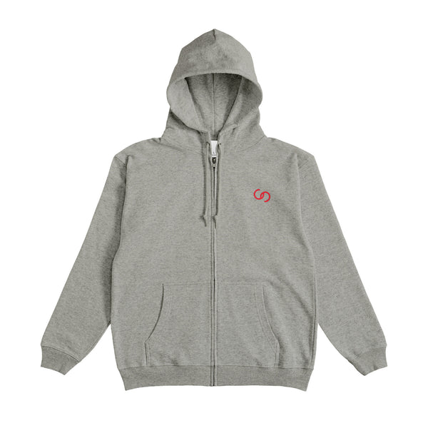ZIP HOODIE gray image