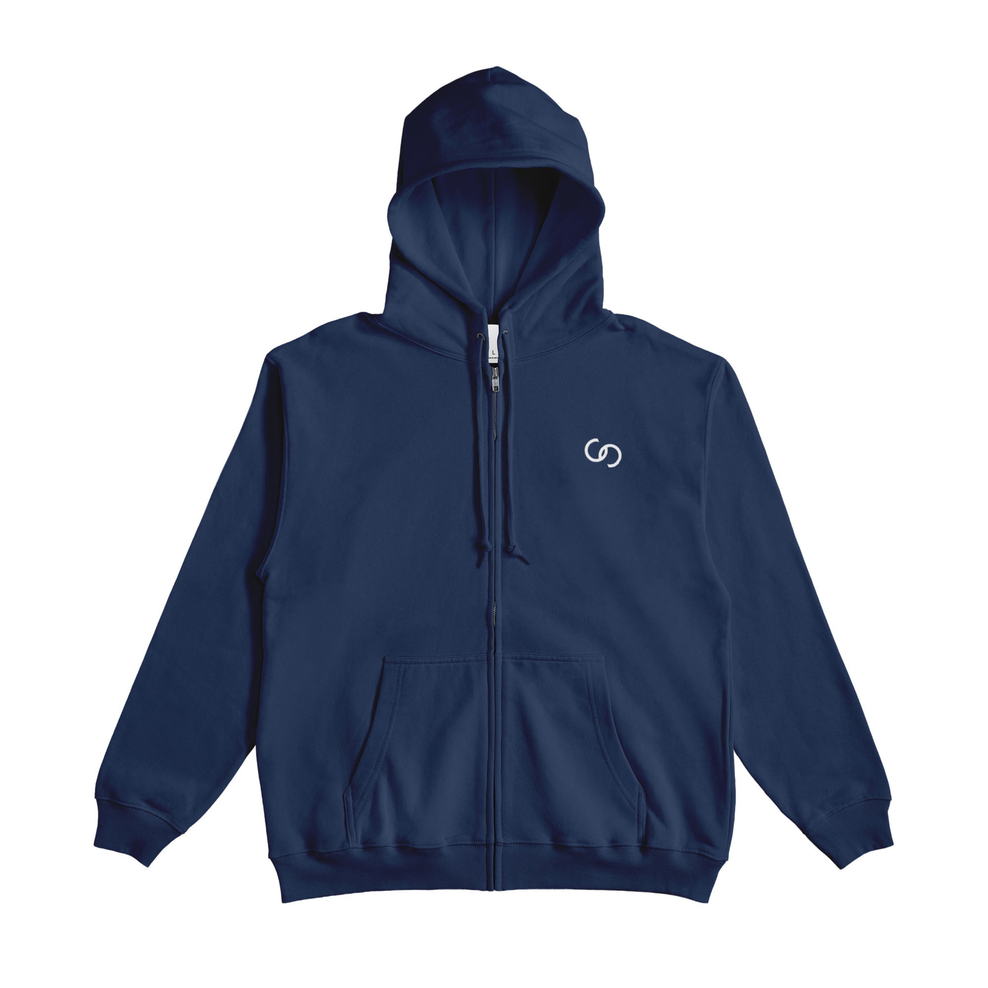 ZIP HOODIE indigo image