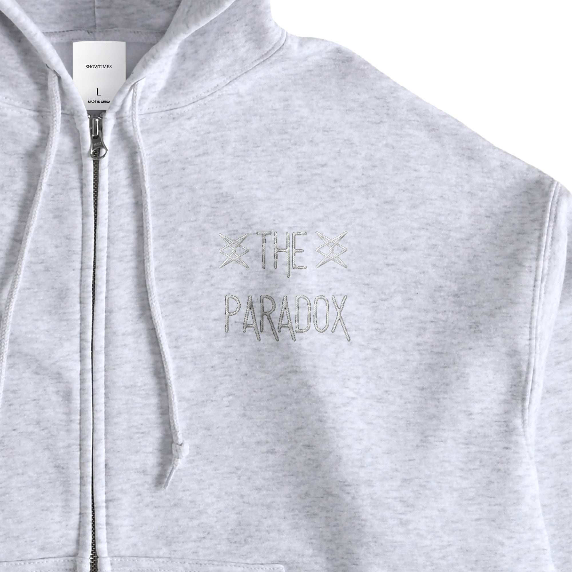 FLEECE LINED HOODIE ash image