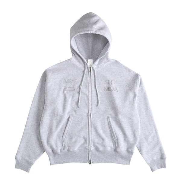 FLEECE LINED HOODIE ash image