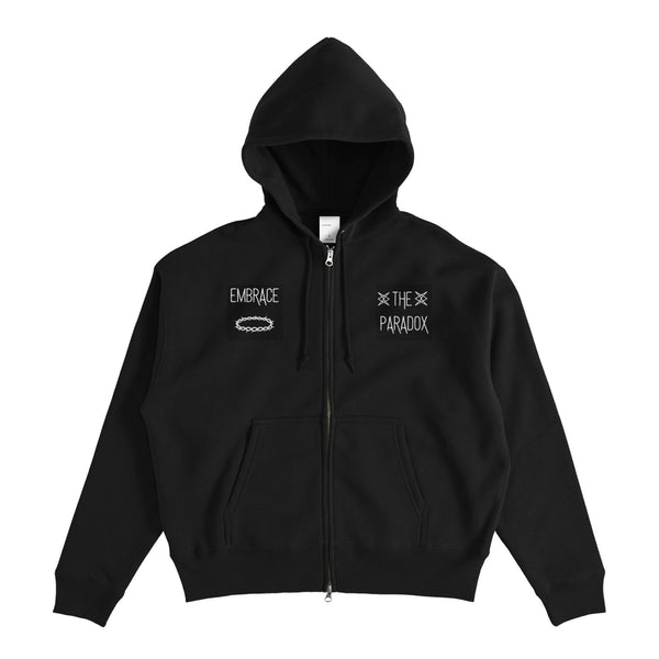 FLEECE LINED HOODIE black image