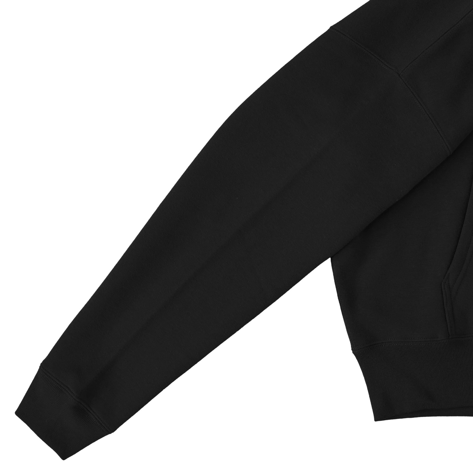FLEECE LINED HOODIE black image
