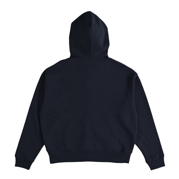 FLEECE LINED HOODIE navy image