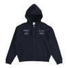 FLEECE LINED HOODIE navy image