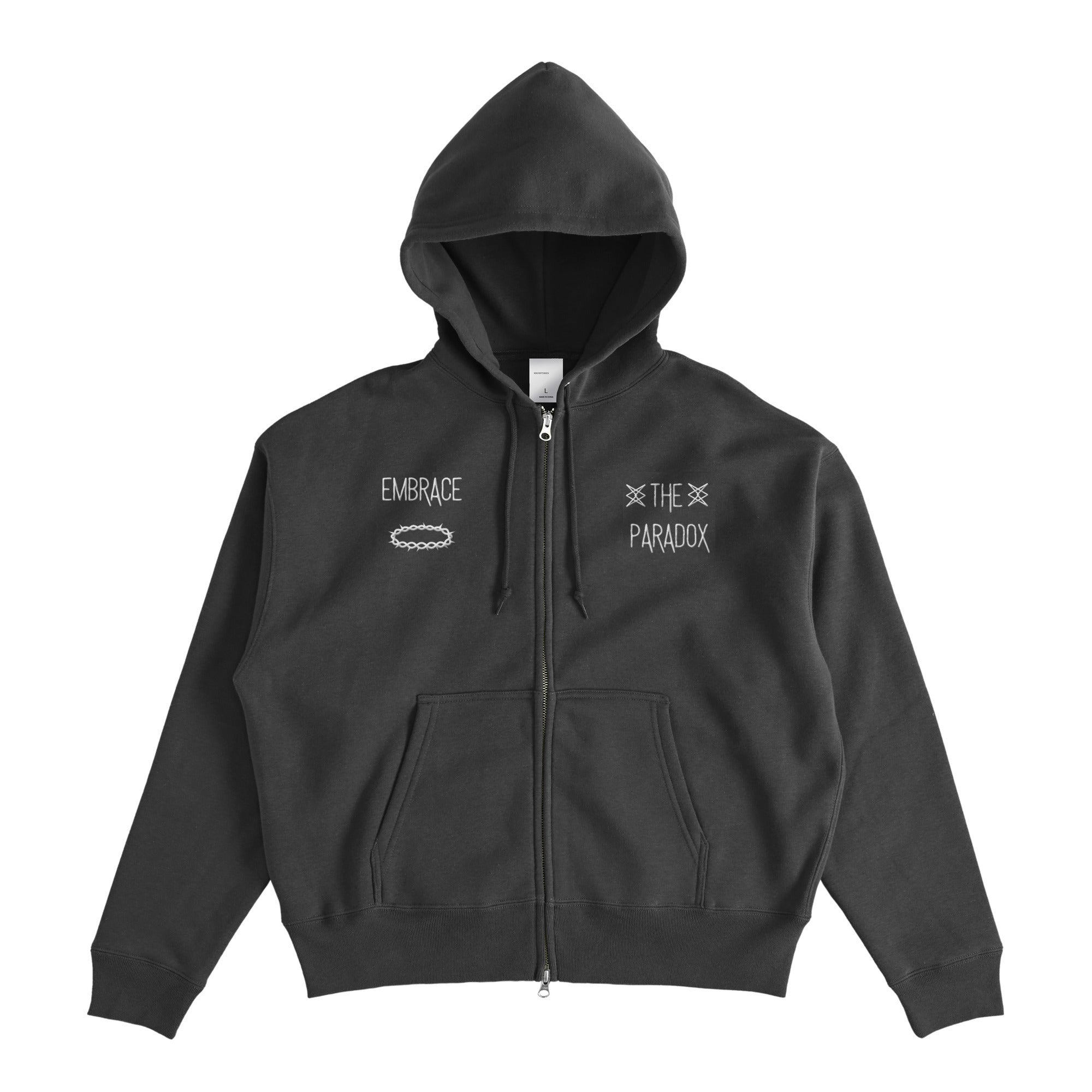 FLEECE LINED HOODIE sumi-black image