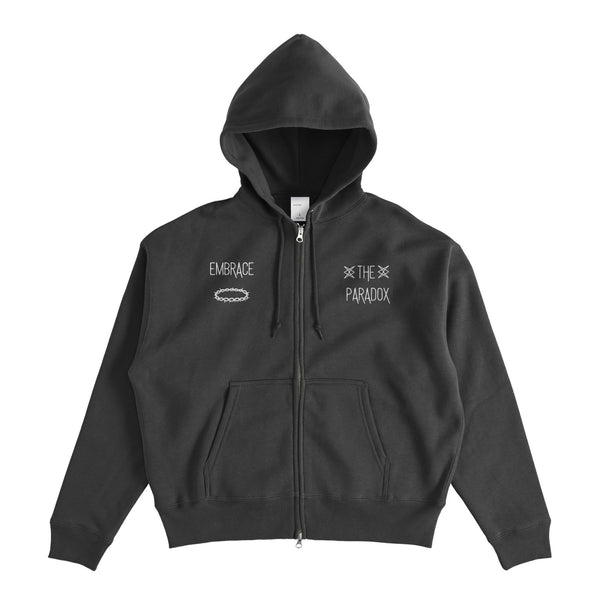 FLEECE LINED HOODIE sumi-black image