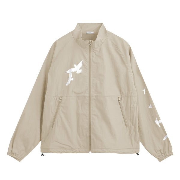 ホワイトプリントトラックジャケット cream image