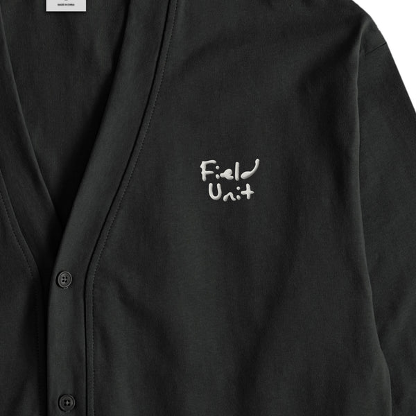 天竺カーディガン black image