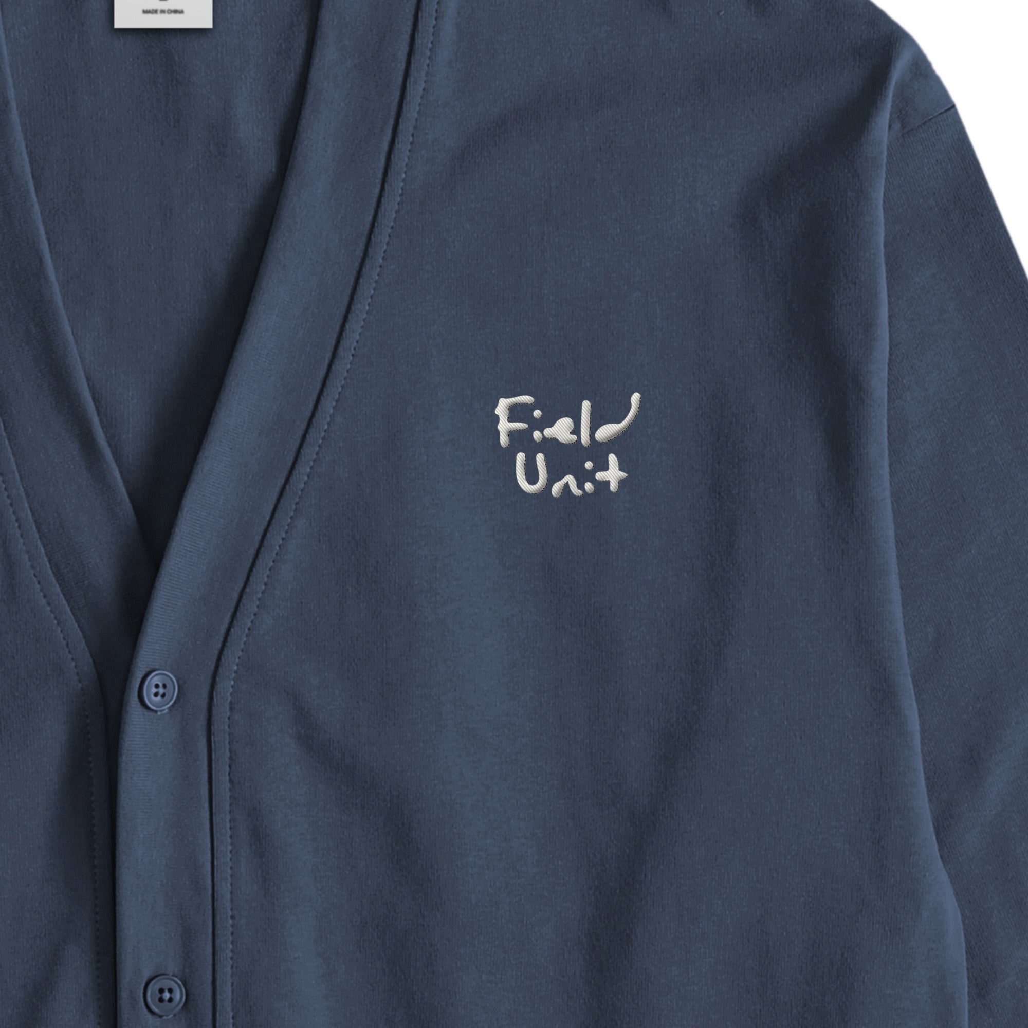 天竺カーディガン navy image