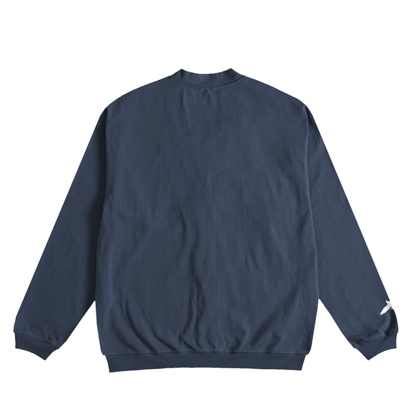 ホワイトプリントカーディガン navy image