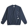 ホワイトプリントカーディガン navy image