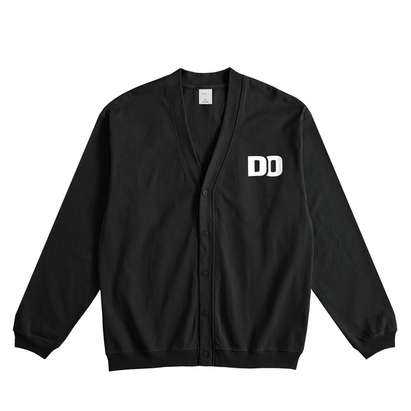 ルーズ天竺カーディガン black image