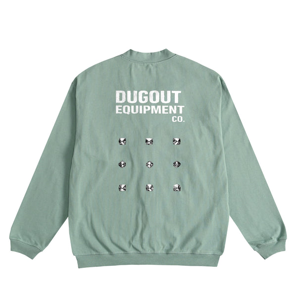 ルーズ天竺カーディガン smoky-green image