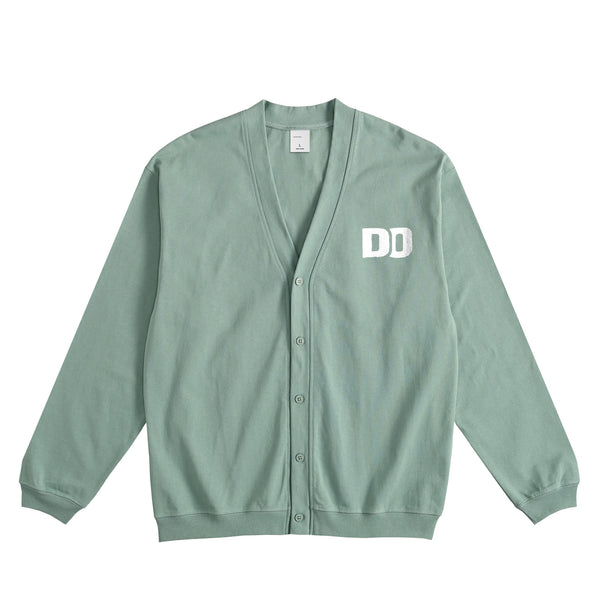 ルーズ天竺カーディガン smoky-green image