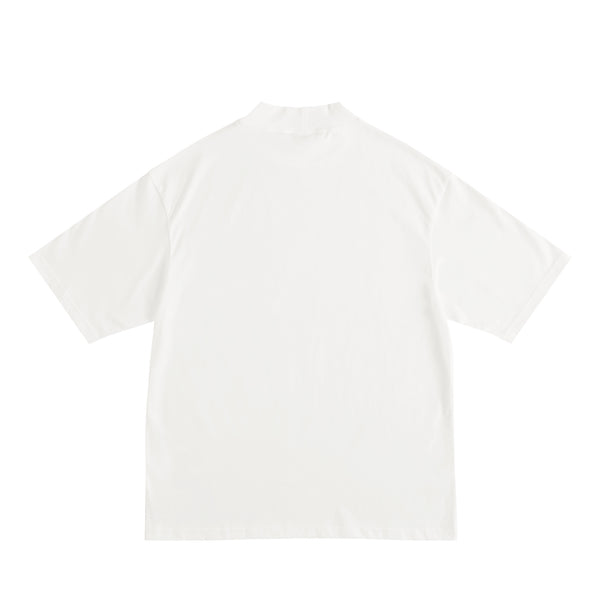 モックネックビッグシルエットTシャツ white image