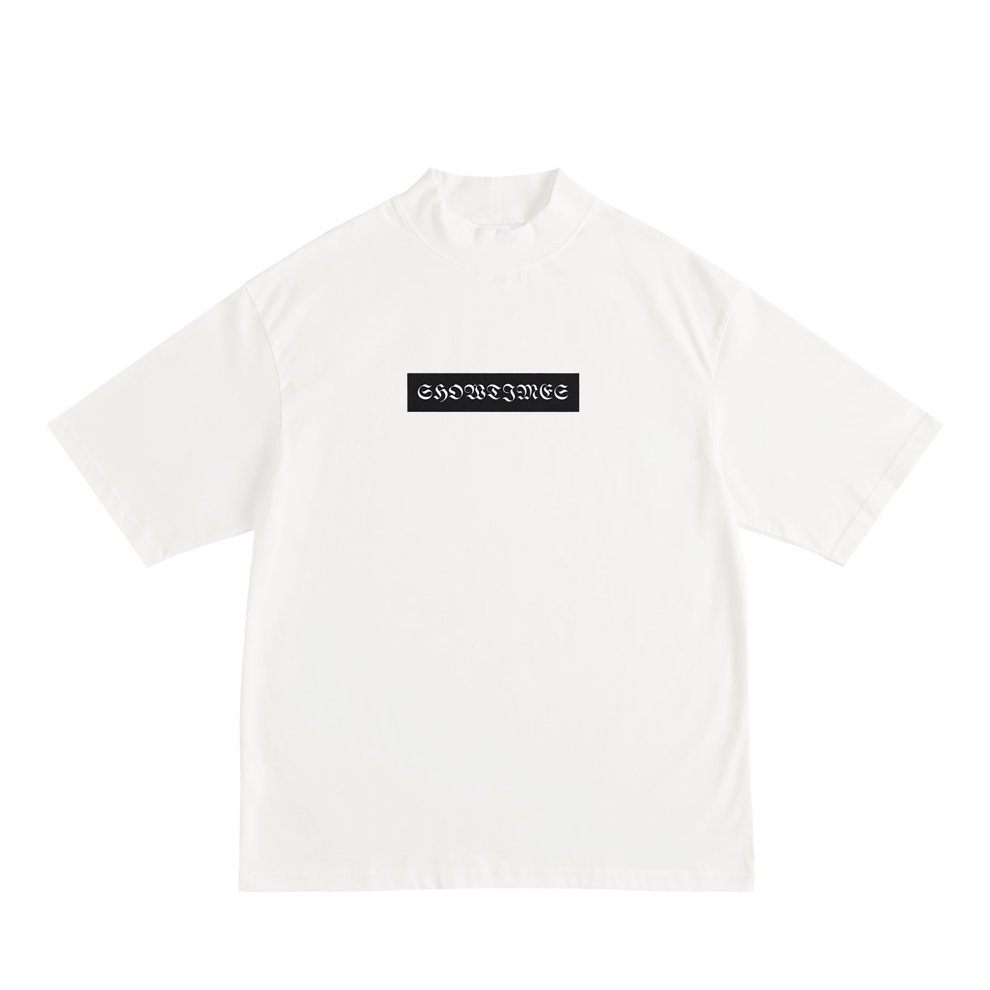 モックネックビッグシルエットTシャツ white image