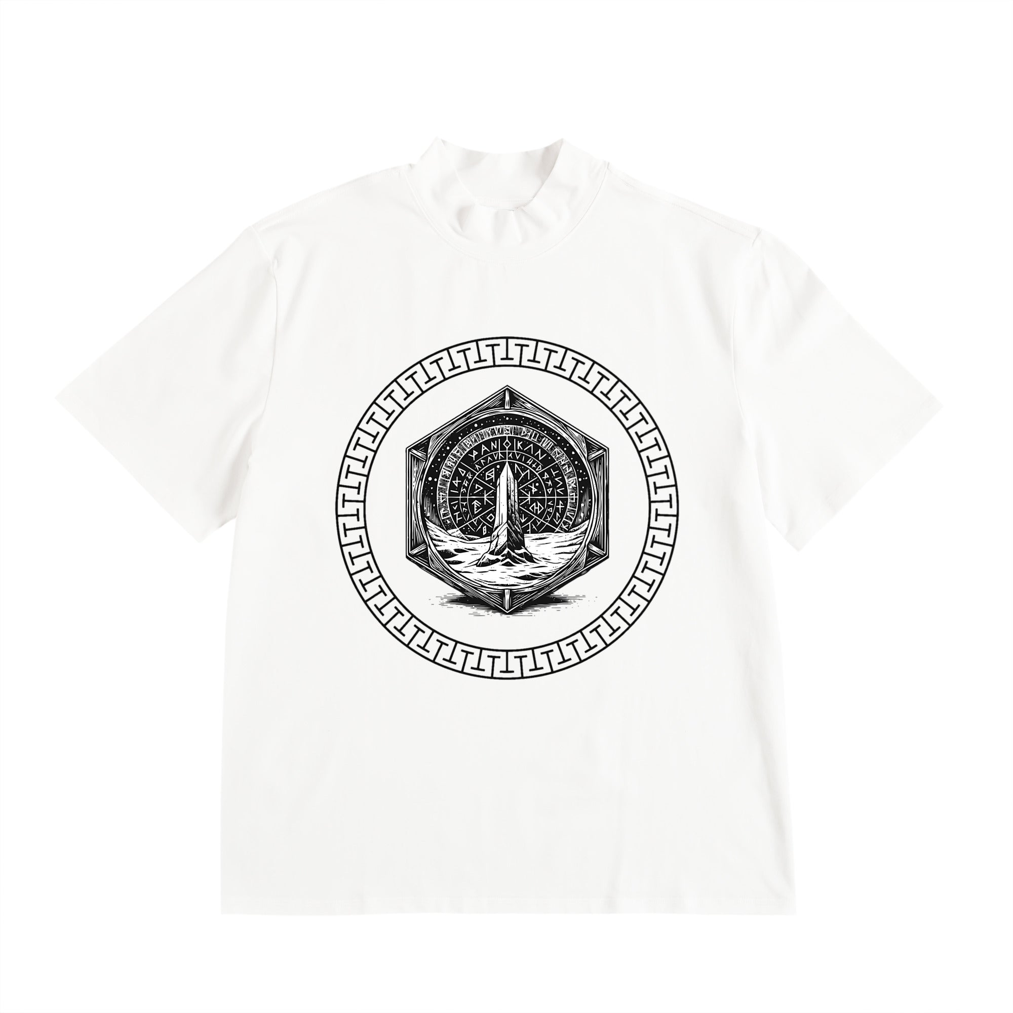 MOCK NECK white image