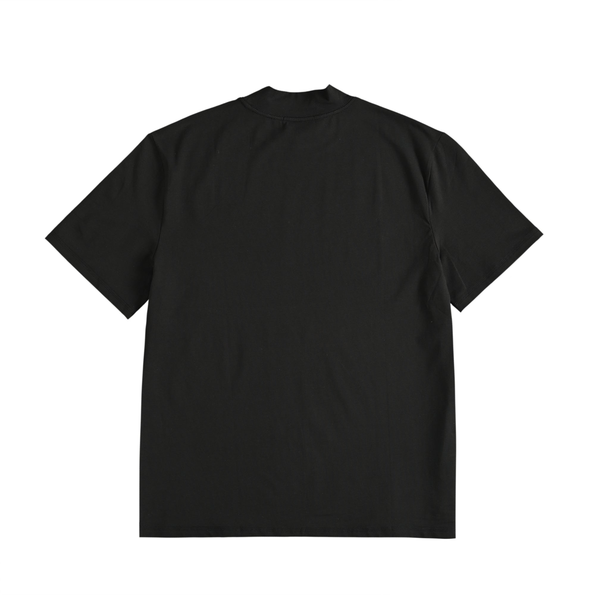 プリントモックネック black image