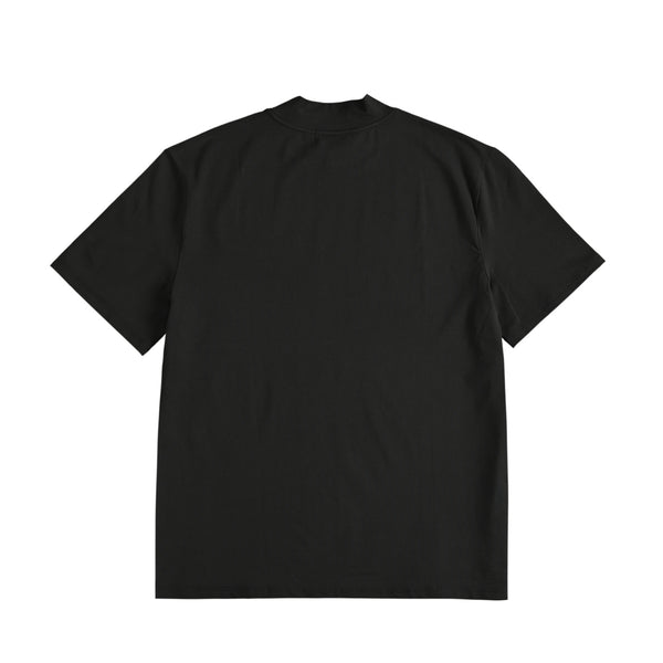 プリントモックネック black image