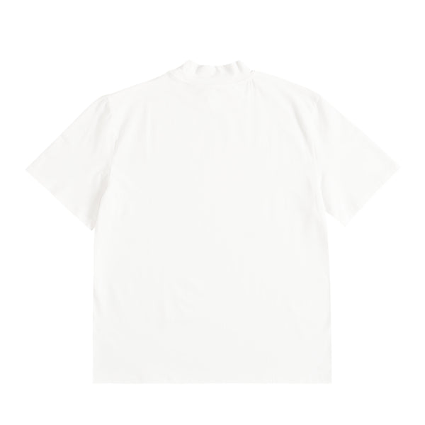 Mock Neck 刺繍 white image