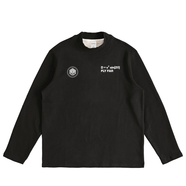 MOCK NECK LONG SLEEVE black image