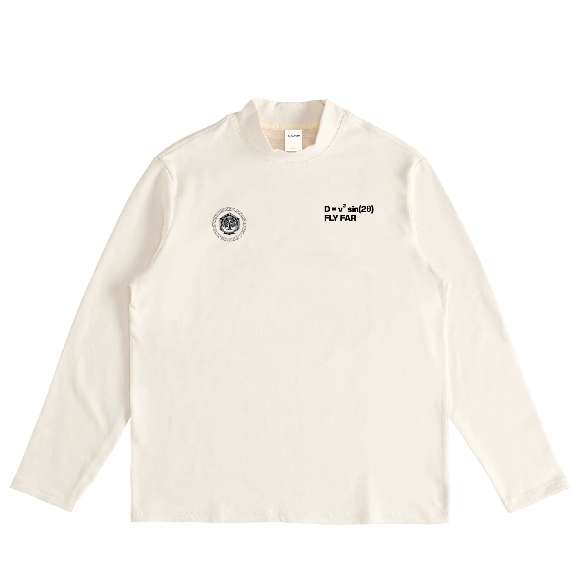 MOCK NECK LONG SLEEVE white image
