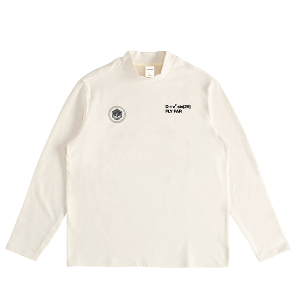MOCK NECK LONG SLEEVE white image