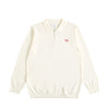 HALF ZIP KNIT POLO white image