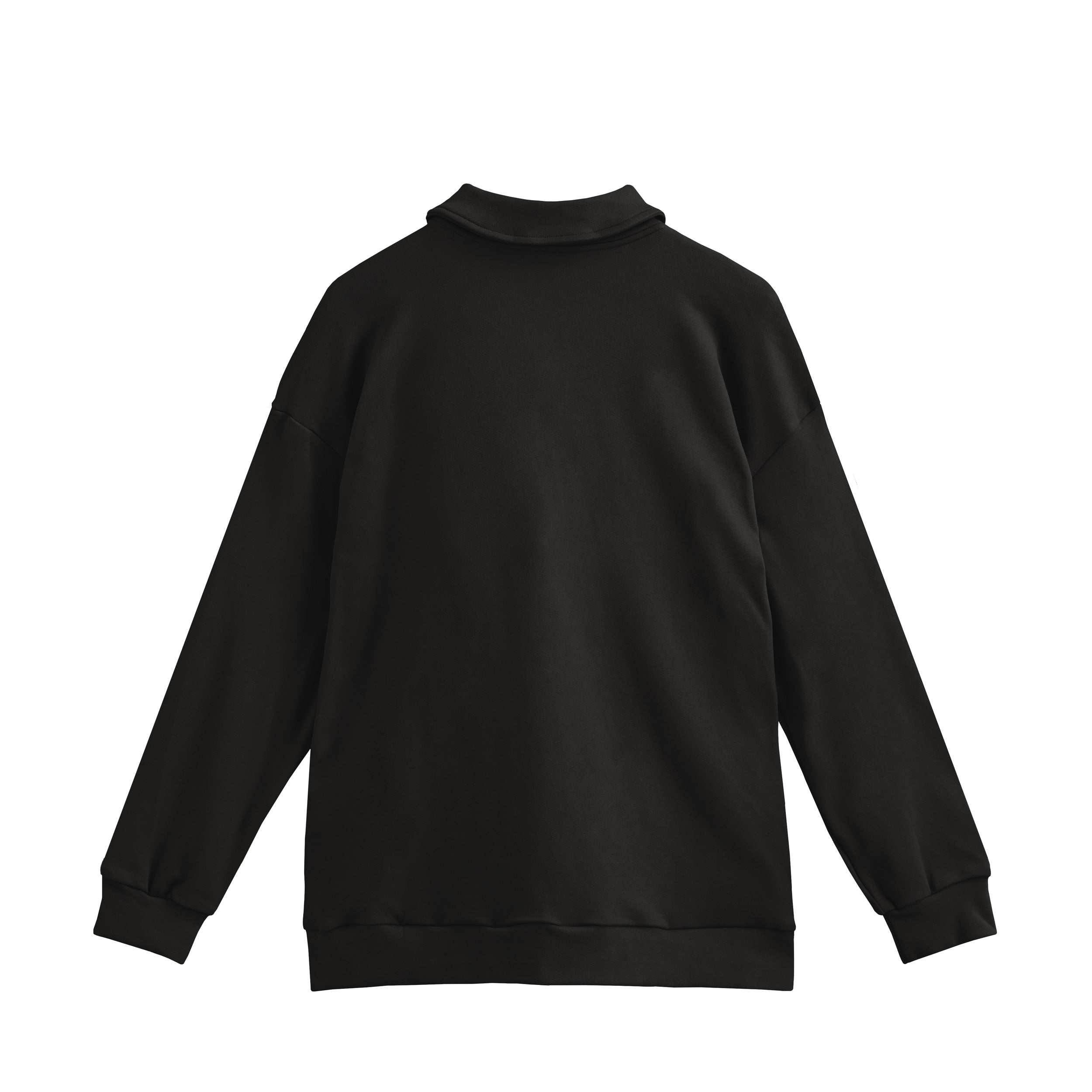 LIGHT FLEECE HALF ZIP black image