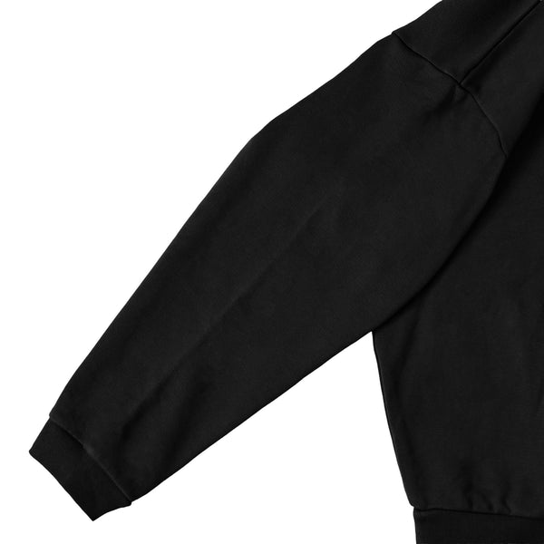 裏起毛スウェットポロ black image