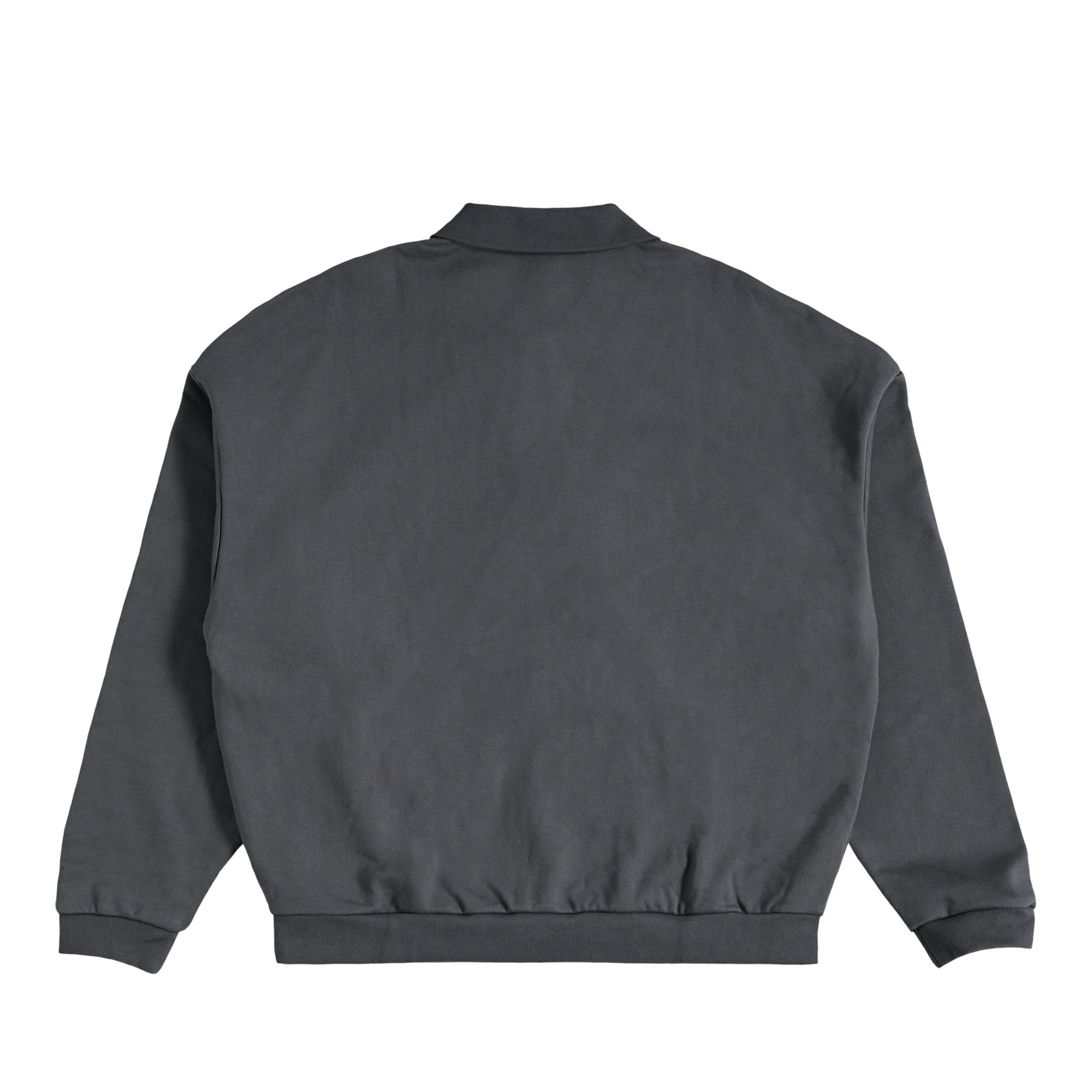 裏起毛スウェットポロ charcoal image