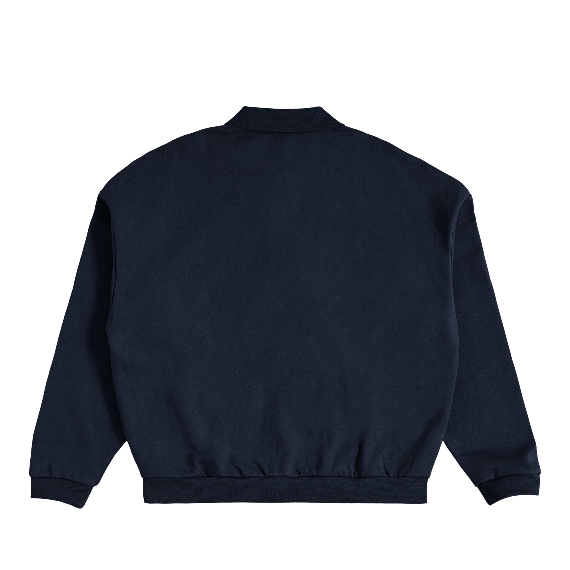 裏起毛スウェットポロ navy image