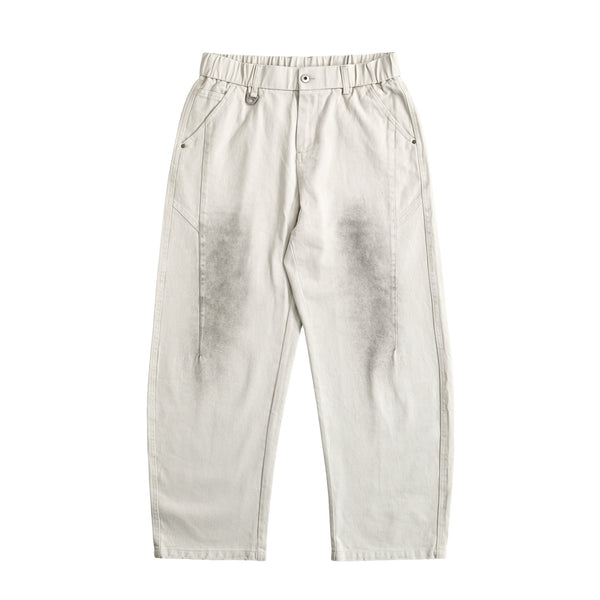 ウォッシュドデニムワイドパンツ off-white image