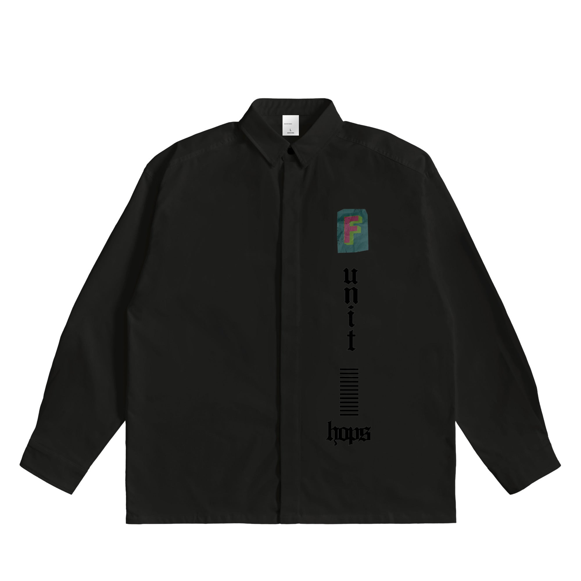 比翼シャツ black image