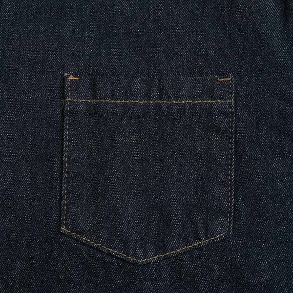 ホワイトペイントデニムシャツ indigo image