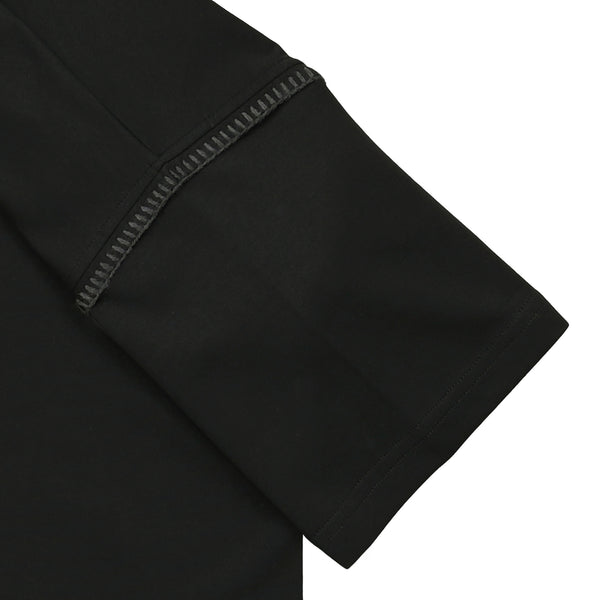 【荒波翔コラボ】ステッチライン ドライポロシャツ black image