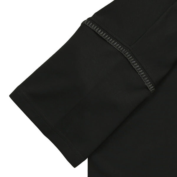 【荒波翔コラボ】ステッチライン ドライポロシャツ black image