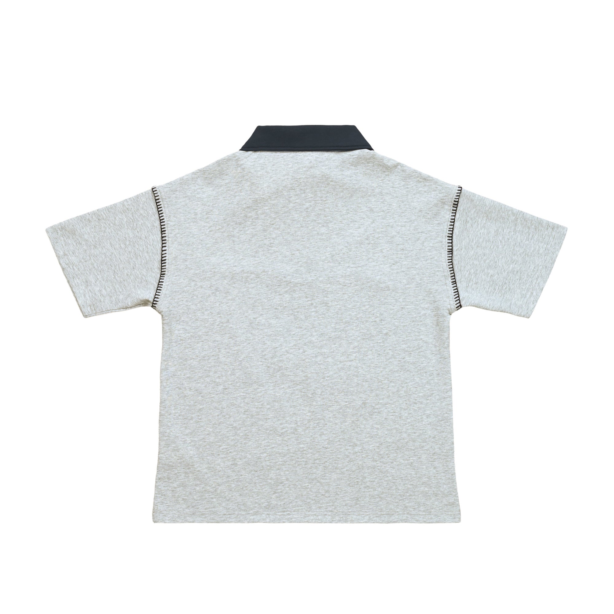 【荒波翔コラボ】ステッチライン ドライポロシャツ gray image