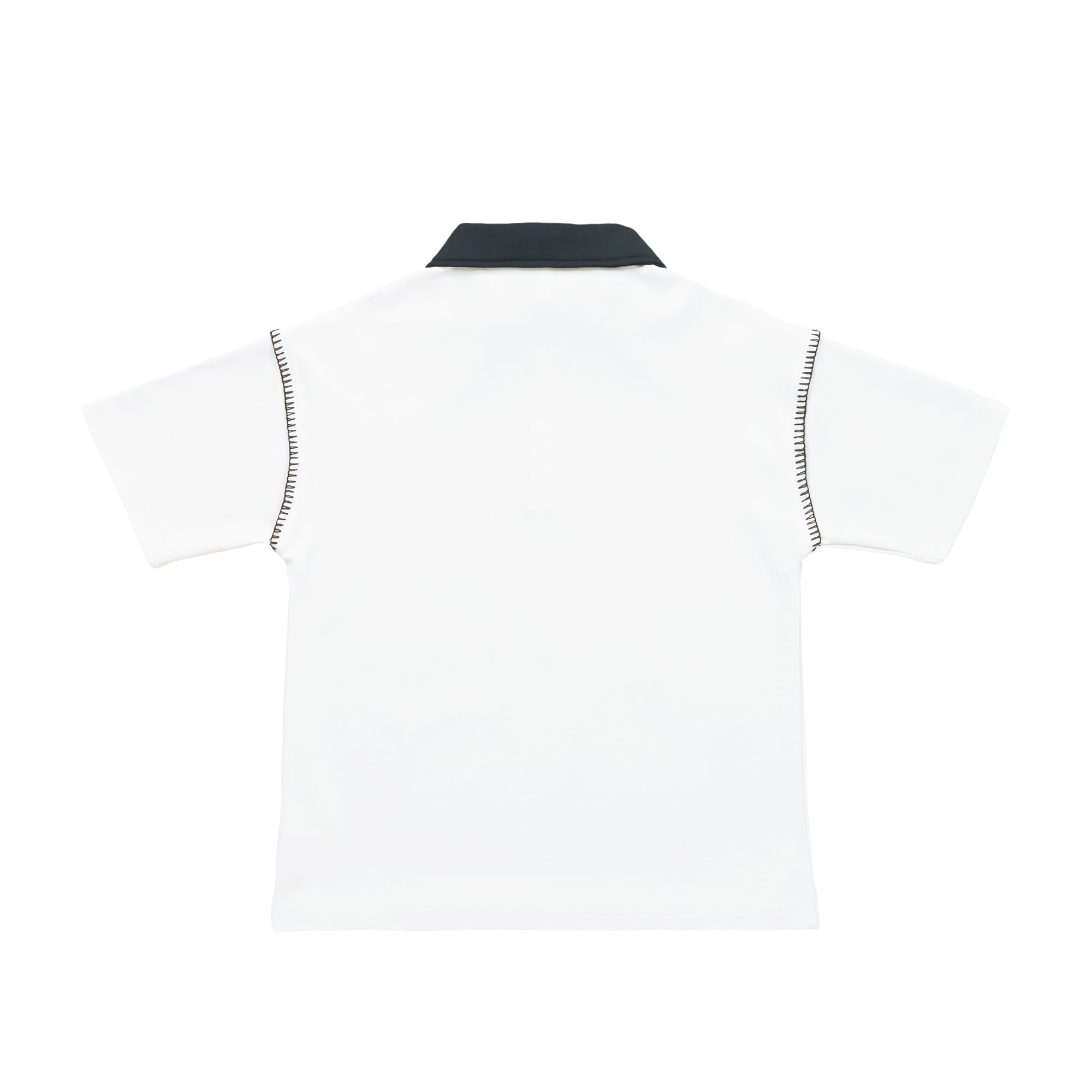 【荒波翔コラボ】ステッチライン ドライポロシャツ white image