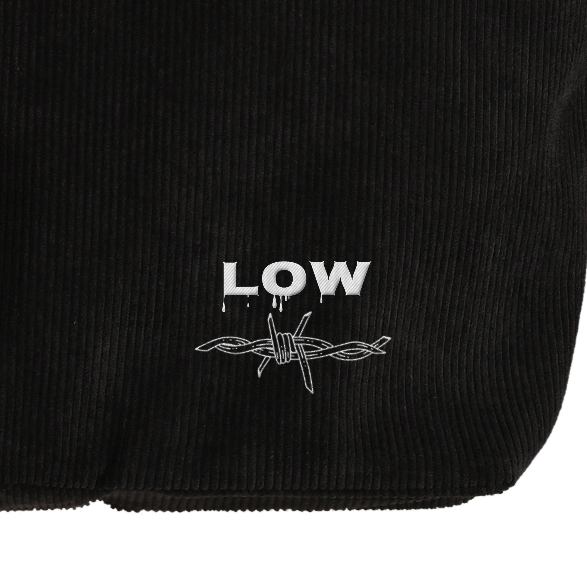 CORDUROY MESSENGER　BAG black image